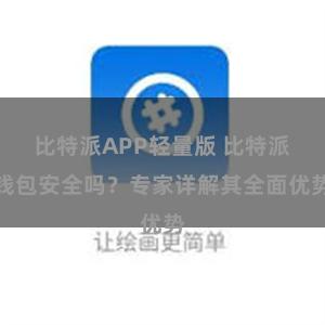 比特派APP轻量版 比特派钱包安全吗？专家详解其全面优势