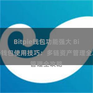 Bitpie钱包功能强大 Bitpie钱包使用技巧：多链资产管理全攻略