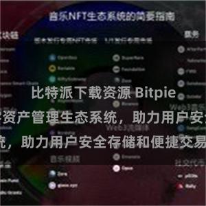 比特派下载资源 Bitpie钱包：打造数字资产管理生态系统，助力用户安全存储和便捷交易。