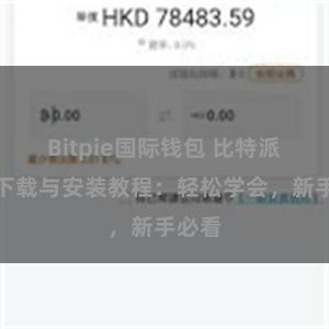 Bitpie国际钱包 比特派钱包下载与安装教程：轻松学会，新手必看