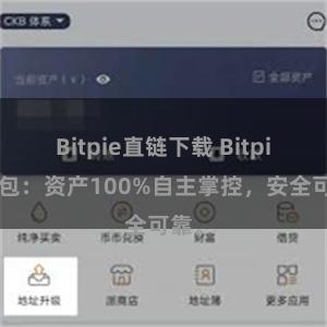 Bitpie直链下载 Bitpie钱包：资产100%自主掌控，安全可靠。