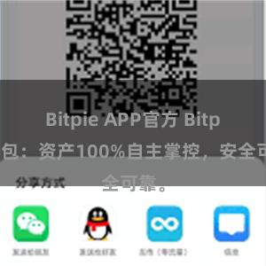 Bitpie APP官方 Bitpie钱包：资产100%自主掌控，安全可靠。