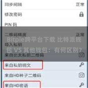 Bitpie跨平台下载 比特派钱包 VS 其他钱包：有何区别？