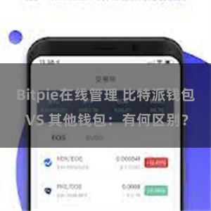 Bitpie在线管理 比特派钱包 VS 其他钱包：有何区别？