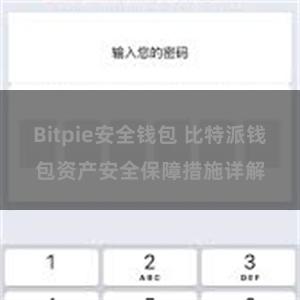 Bitpie安全钱包 比特派钱包资产安全保障措施详解