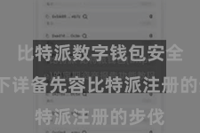 比特派数字钱包安全 底下详备先容比特派注册的步伐