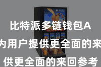 比特派多链钱包App  为用户提供更全面的来回参考